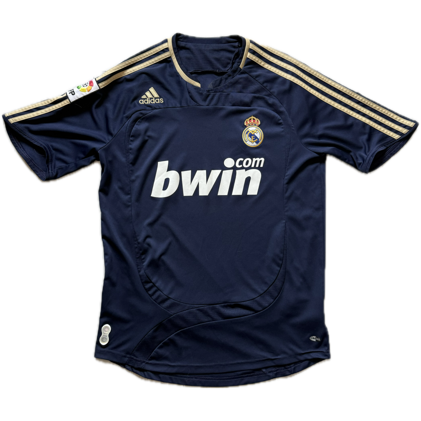 Real Madrid 2007/2008 Away Wyjazdowa Koszulka Piłkarska Kit Jersey
