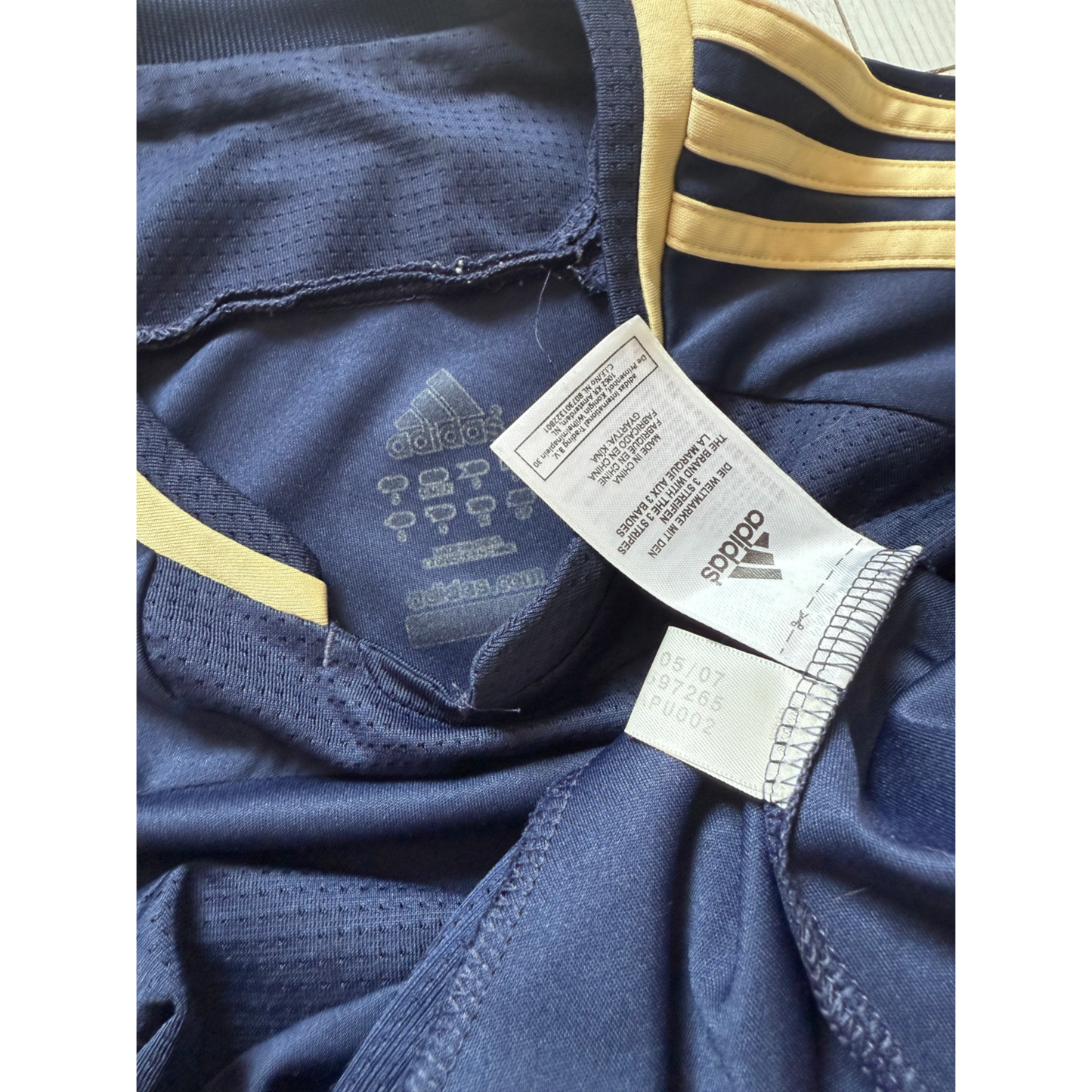 Real Madrid 2007/2008 Away Wyjazdowa Koszulka Piłkarska Kit Jersey