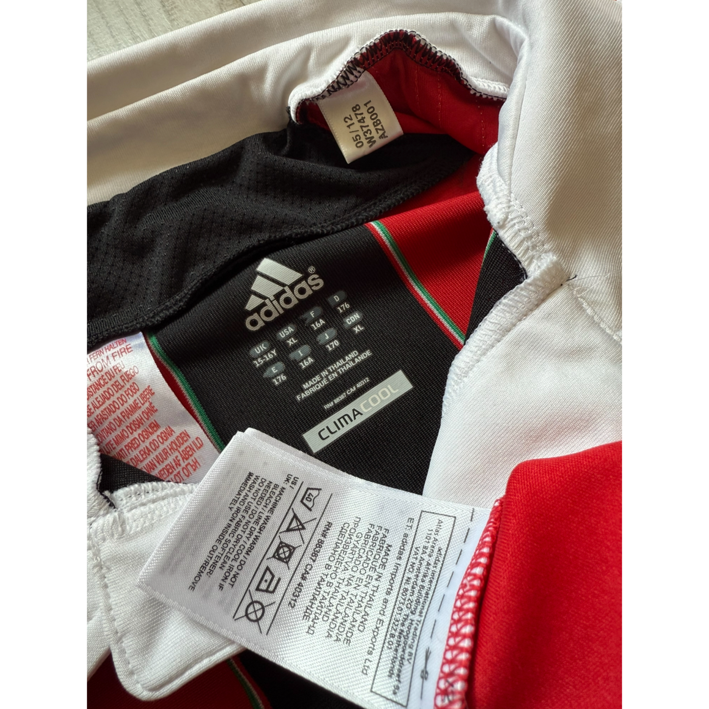 AC Milan 2012/2013 Home Domowa Koszulka Piłkarska Kit Jersey