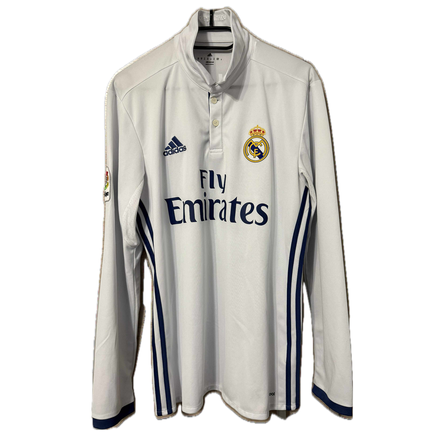 Cristiano Ronaldo 2016/2017 Real Madrid Longsleeve Home Domowa Koszulka Piłkarska Kit Jersey Długi rękaw