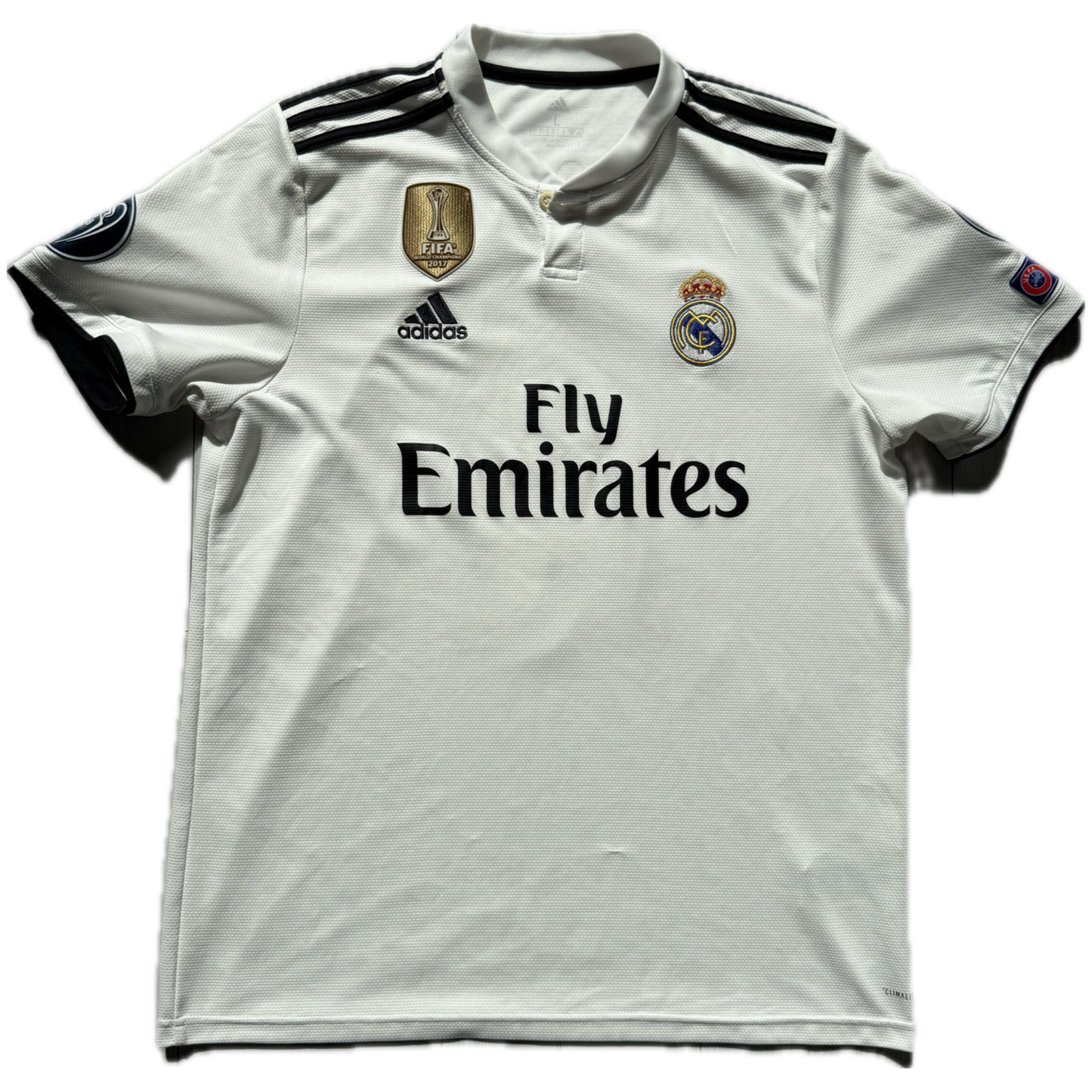 Sergio Ramos 2018/2019 Real Madrid Home Domowa Koszulka Piłkarska Kit Jersey Champions League