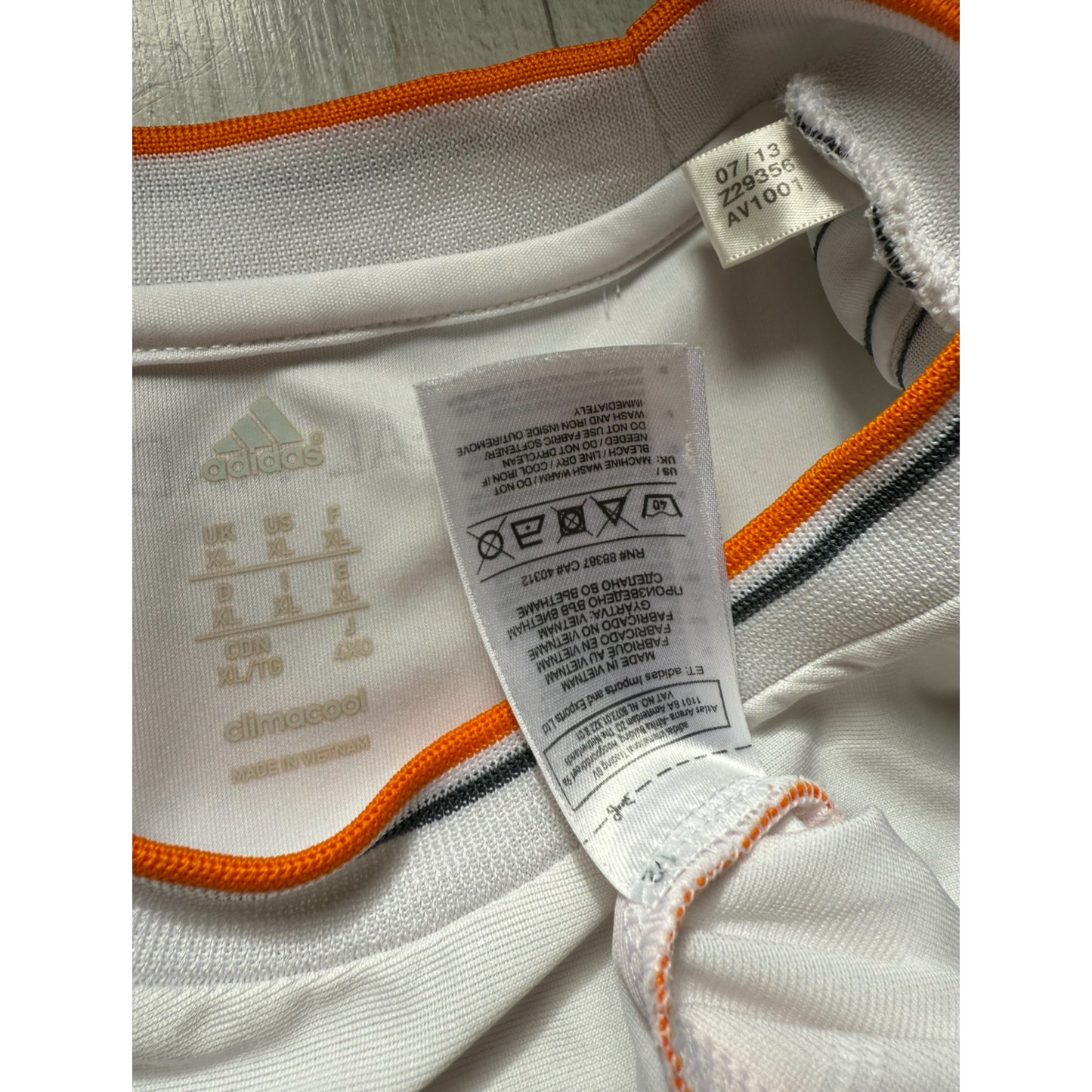 Gareth Bale 2013/2014 Real Madrid Home Domowa Koszulka Piłkarska Kit Jersey