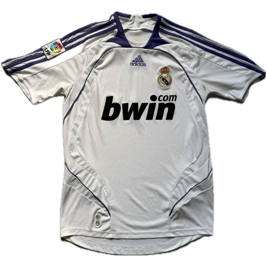 Real Madrid 2007/2008 Home Koszulka Piłkarska Kit Jersey