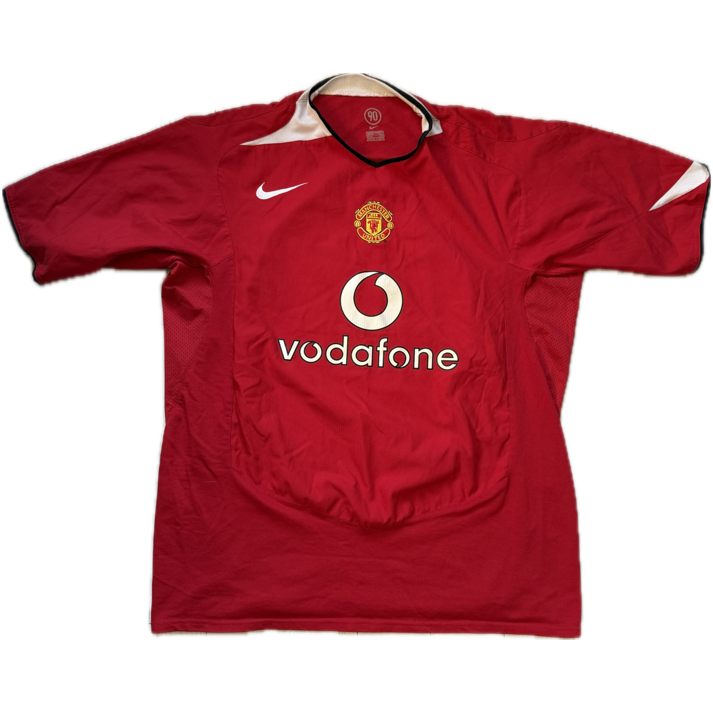 Manchester United 2004/2006 Home Koszulka Piłkarska Kit Jersey