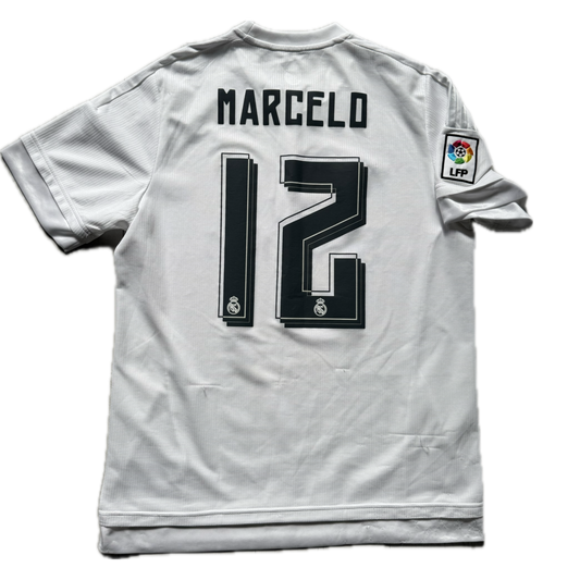 Marcelo 2015/2016 Real Madrid Home Koszulka Piłkarska Kit Jersey