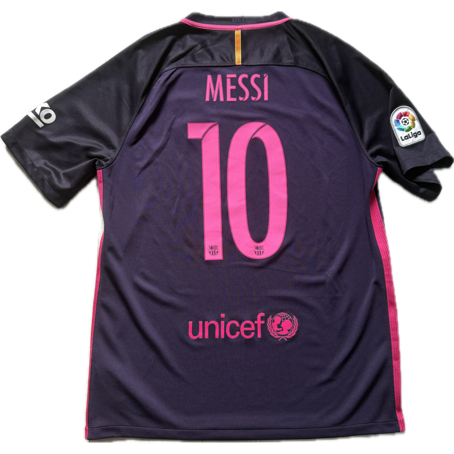 Leo Messi 2016/2017 Fc Barcelona Away Koszulka Piłkarska Kit Jersey