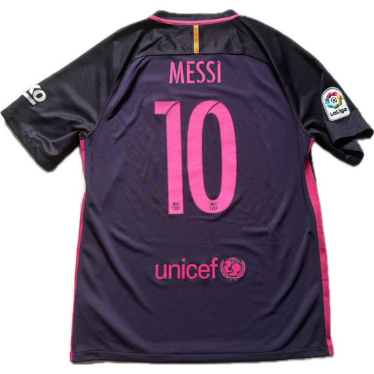 Leo Messi 2016/2017 Fc Barcelona Away Koszulka Piłkarska Kit Jersey
